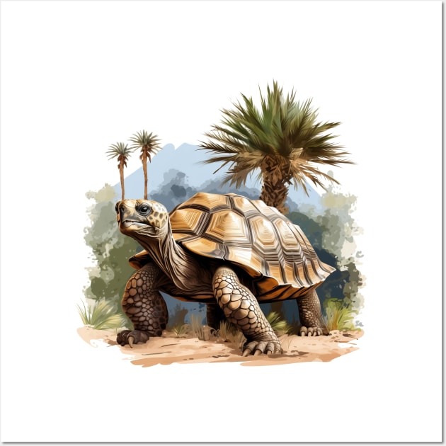 Giant Tortoise Wall Art by zooleisurelife